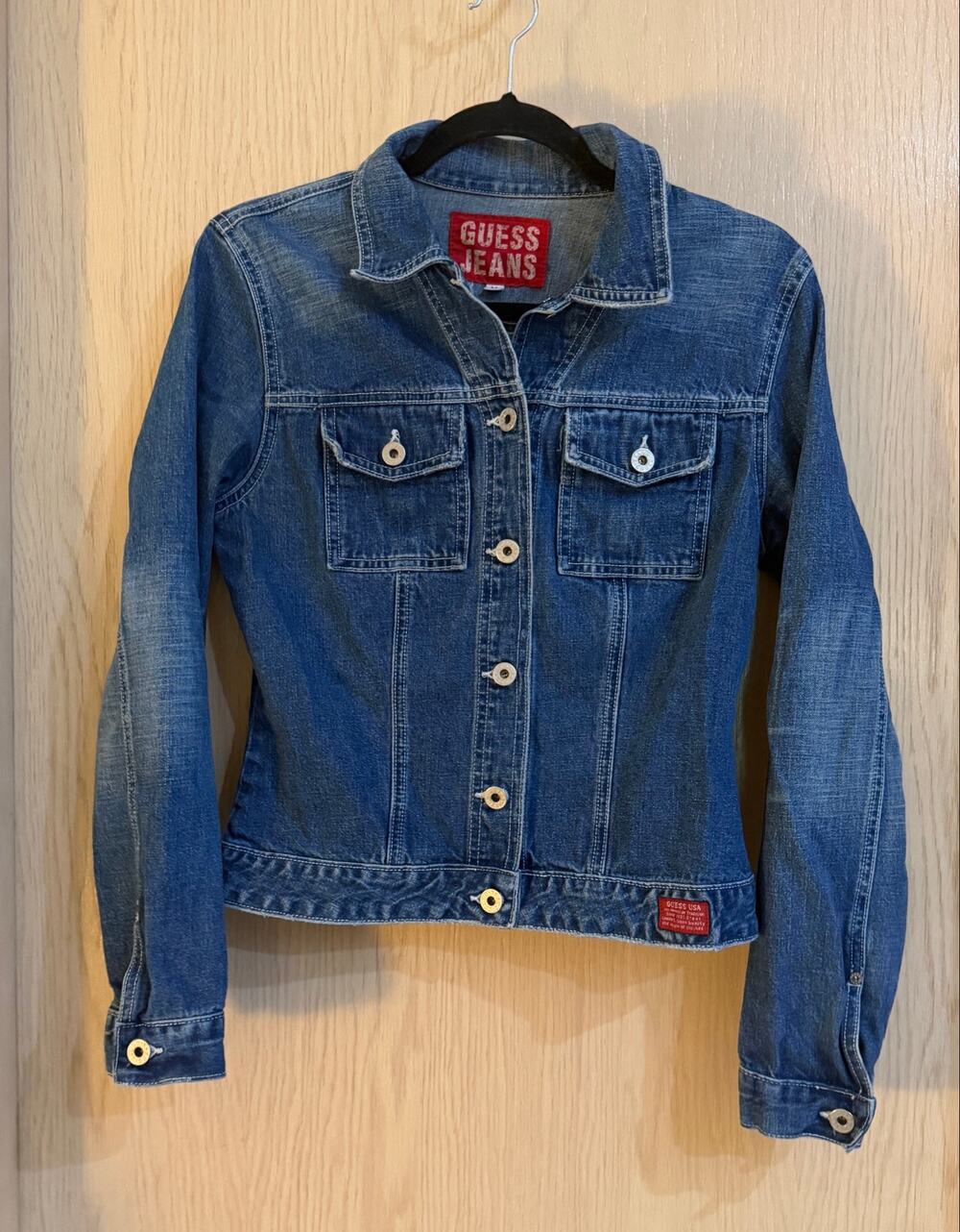 Vintage GUESS Jeans USA Denim Jacket Medium Made in USA 100% Cotton